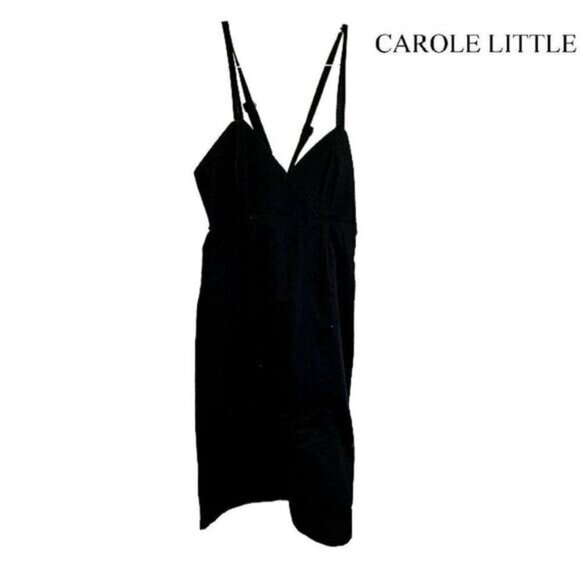 Carole Little‎ Women's V Neck Adjustable Spaghetti Straps Sleeveless Dress - Picture 1 of 9